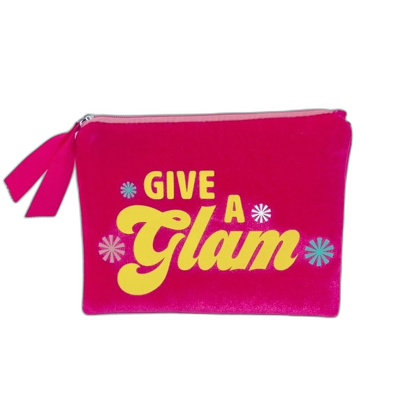 Benefit Makeup Bag Velvet Pink - Picture 1 of 3